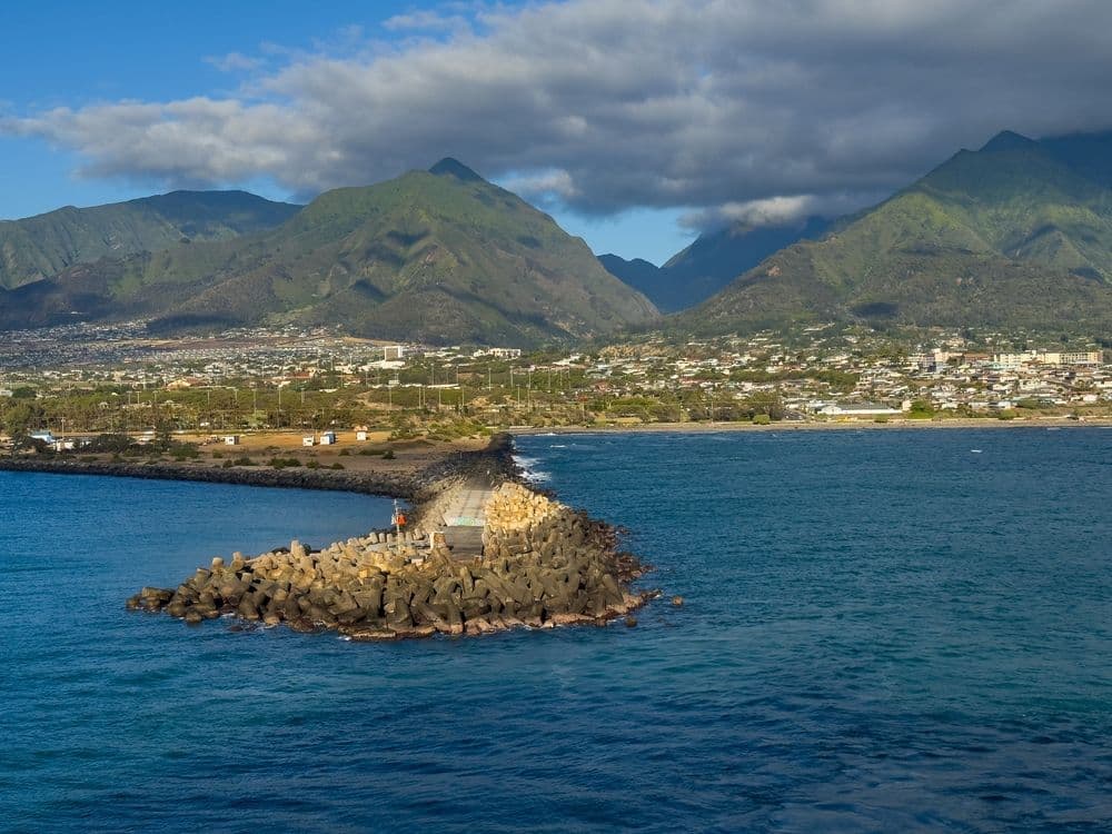 Kahului Harbor Maui Hawaii.