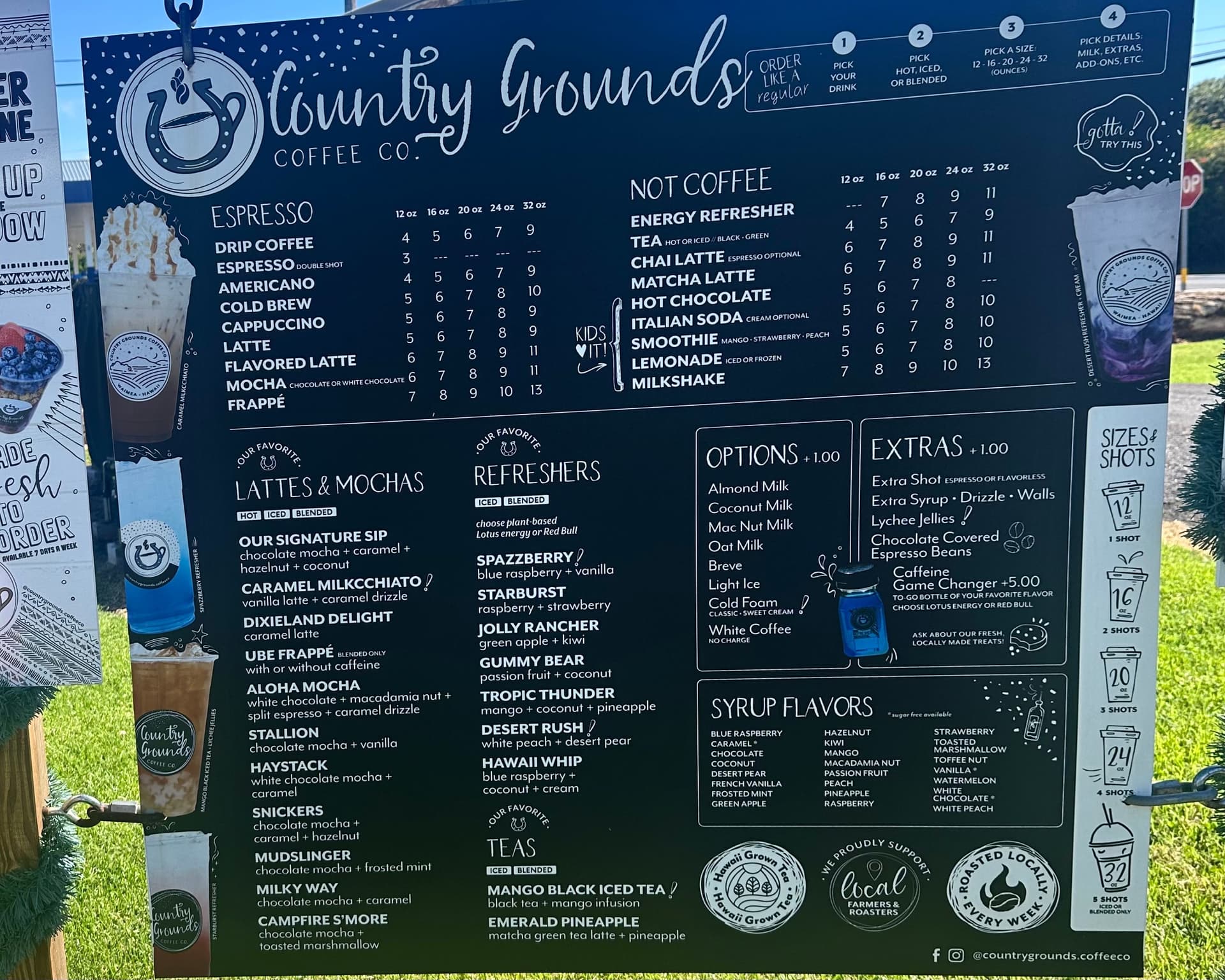 Coffee at Country Grounds Coffee Co.