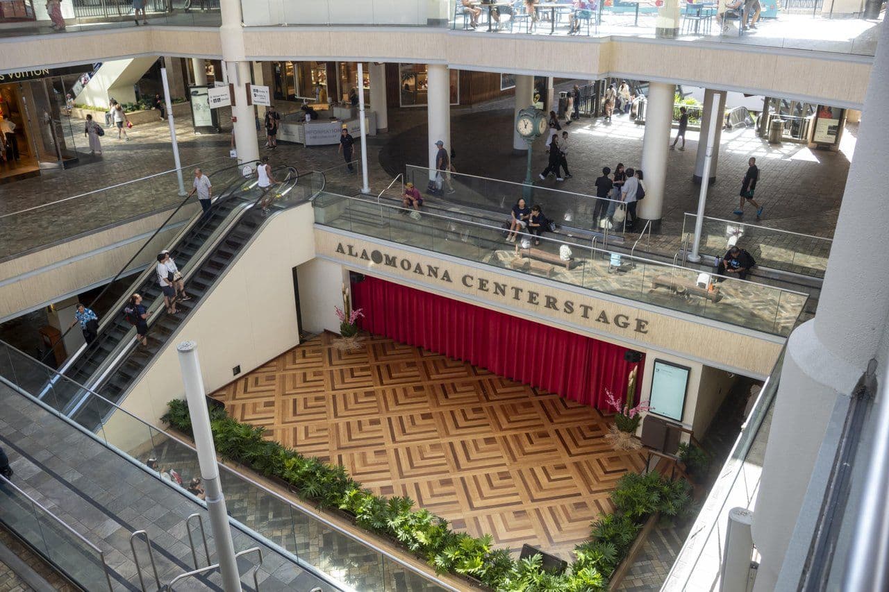 Ala Moana Center Centerstage on Oahu Hawaii.
