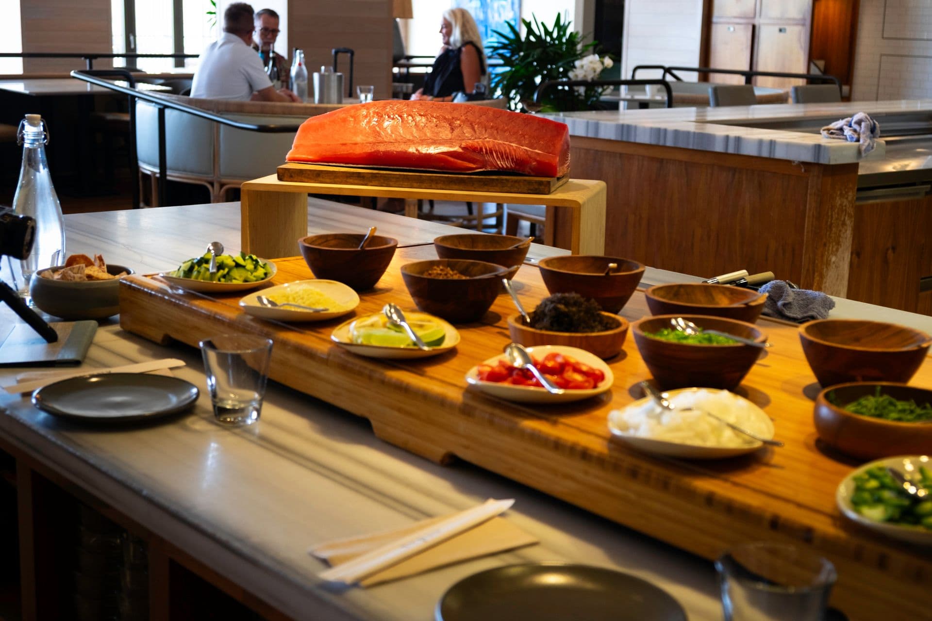 The Poke All Around class at Andaz Maui at Wailea Resort. Photo by Sarah Burchard.