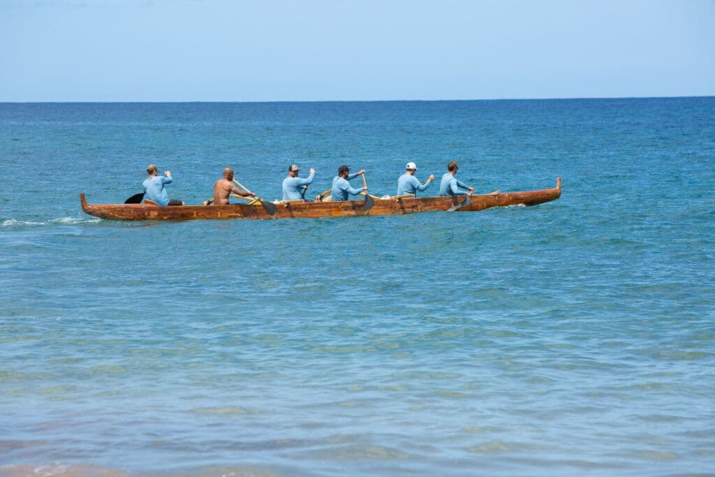Grand Wailea Canoe paddle and snorkeling - Credit Parker Burr