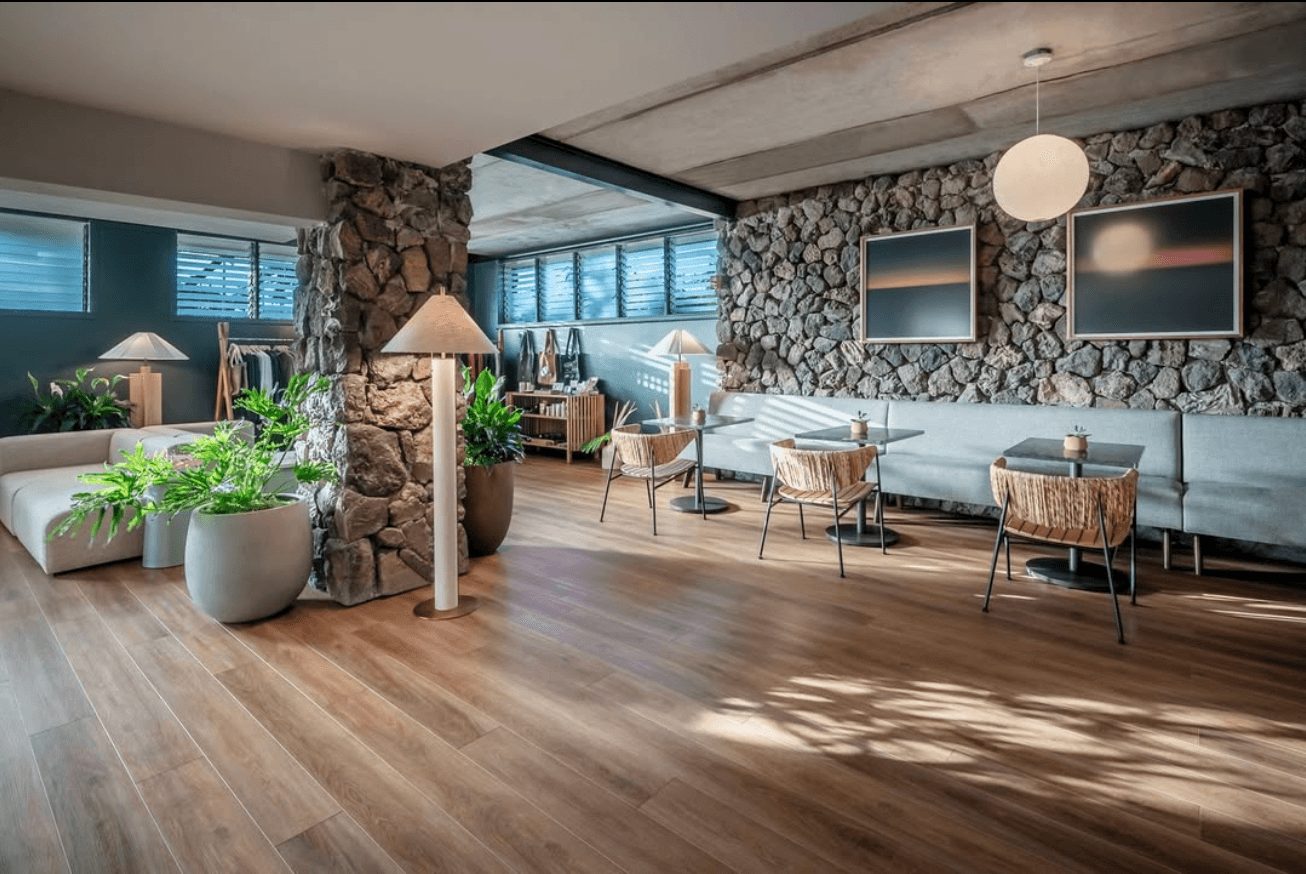 hotel lobby
