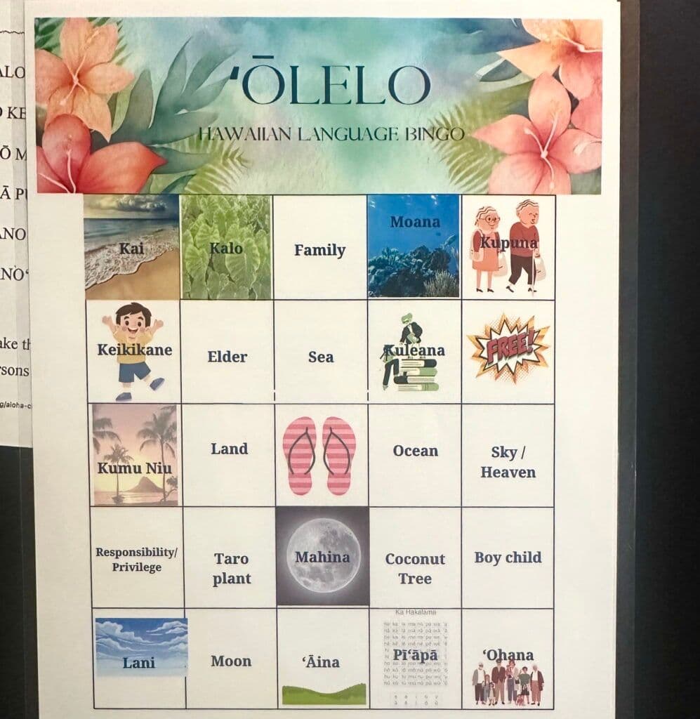 Hawaiian bingo
