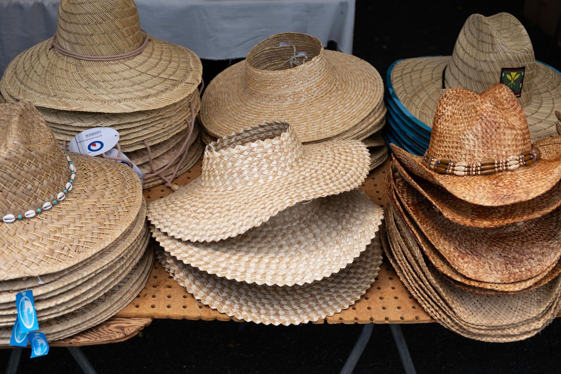 wicker hats