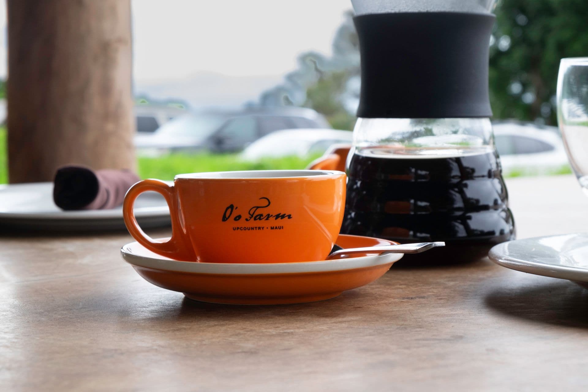 Coffee tasting, brunch and farm tour at Oʻo Farms on Maui. Photo by Sarah Burchard.