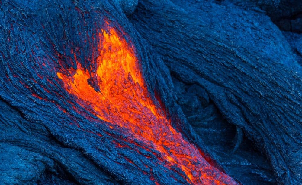 lava flow on big island hawaii