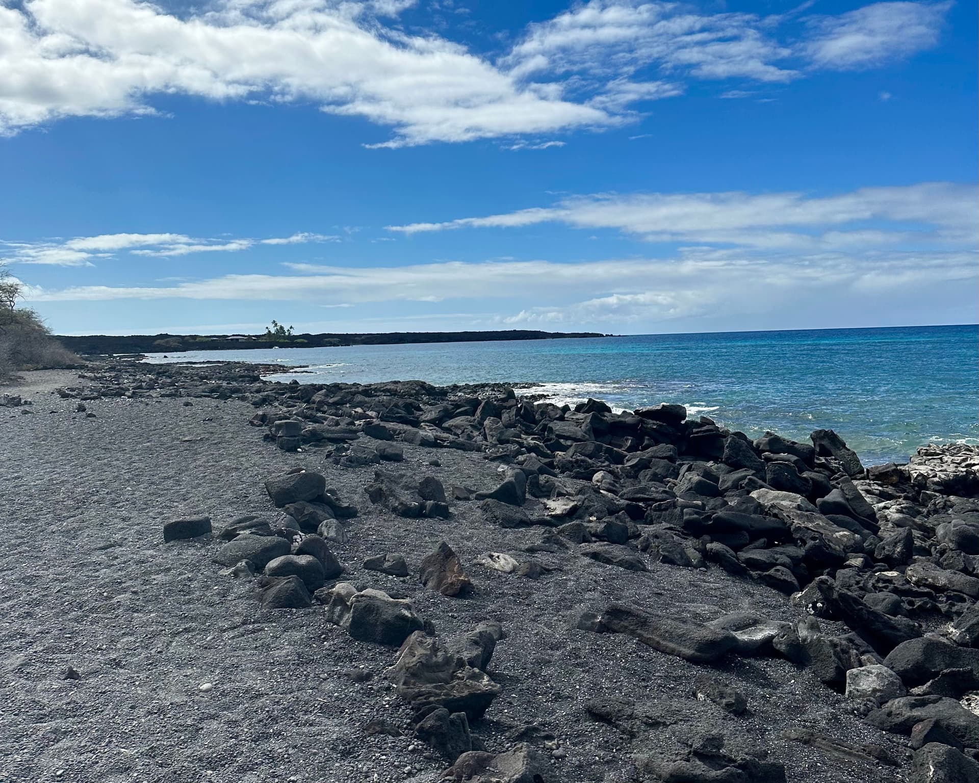 black sand beach in hawaii