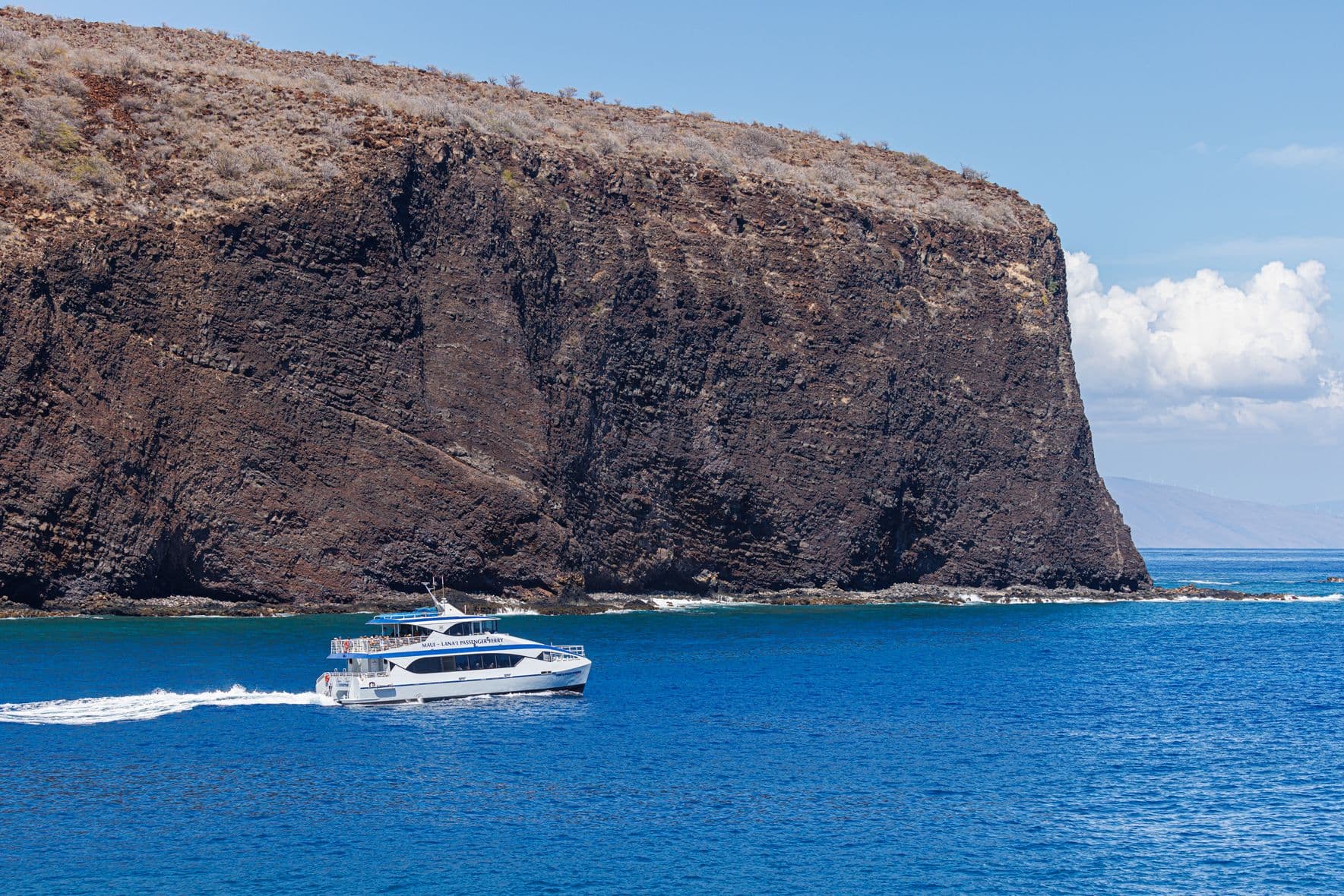 Catching the Ferry from Maui to Lānaʻi