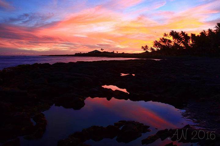 AN Big Island Punaluu Sunset