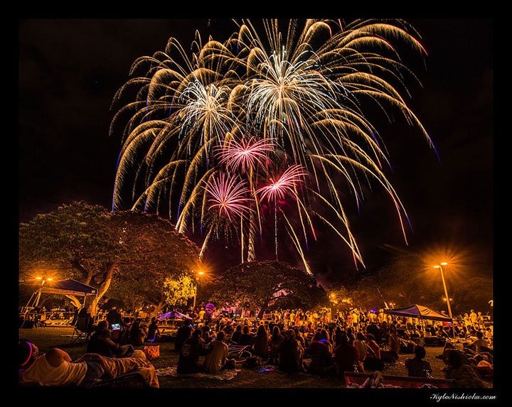 Image of Ala Moana Beach Park Fireworks