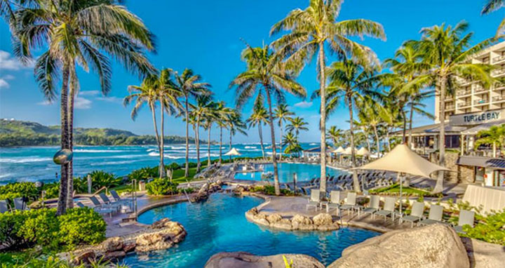 Image of Turtle Bay Resort.