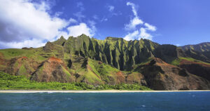 Kauai's picturesque Na Pali Cost.