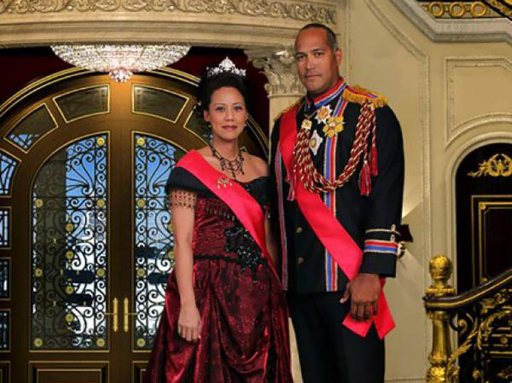 Presiding King and Queen for 2016. Photo: StarAdvertiser.com.