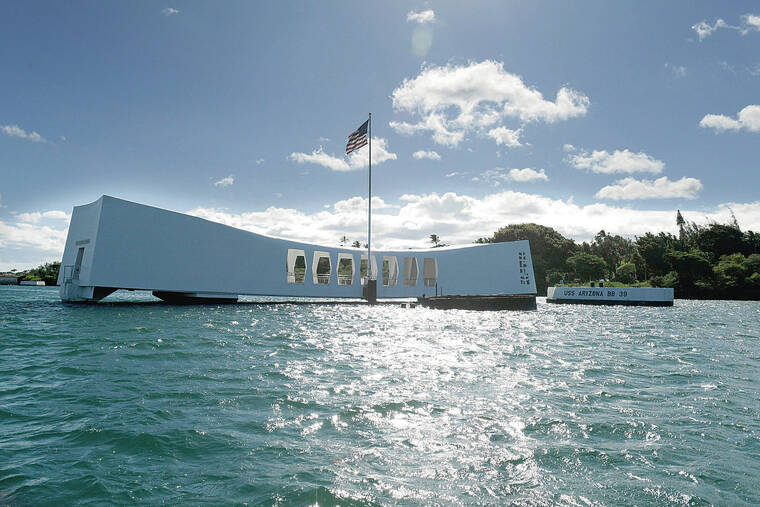The USS Arizona Memorial at Pearl Harbor. (Photo: Star-Advertiser)