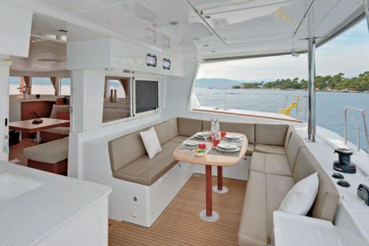 Image of inside yacht