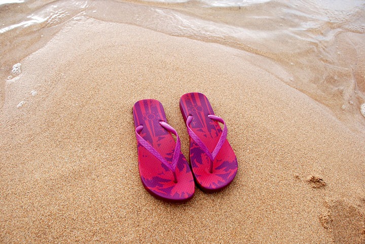 Image of slippers at Kapa Town