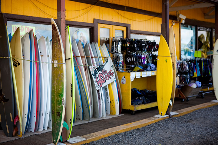 Image of surfing boats
